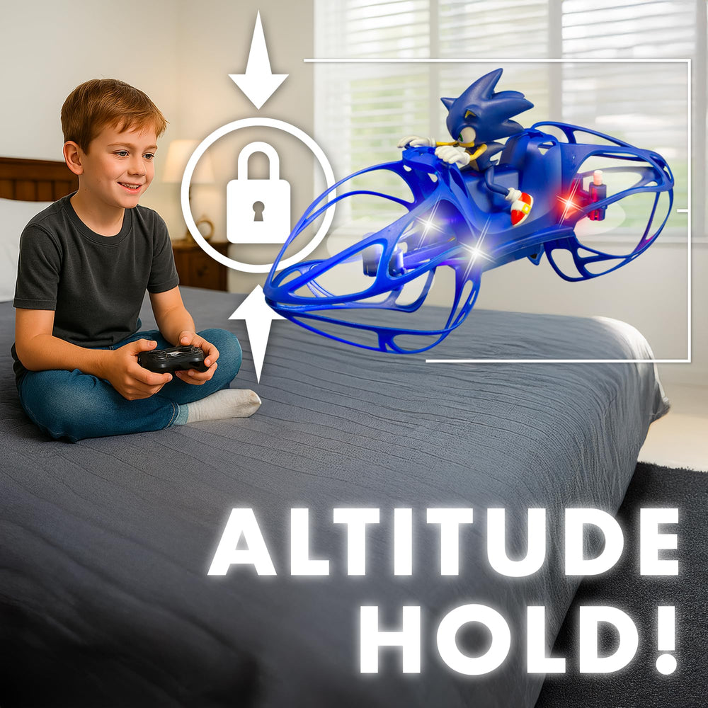 NKOK Sonic HoverBike 2.4GHz remote with long-range control.