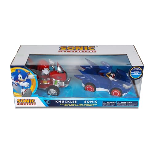 Sonic Speed Star vehicle detail from NKOK pull-back set.