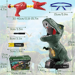 NMM movable dinosaur shooting toy spray accessory adds splashy visual effects.