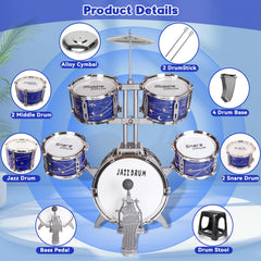 Noaideoi Kids Drum Set starry sky theme for imaginative play