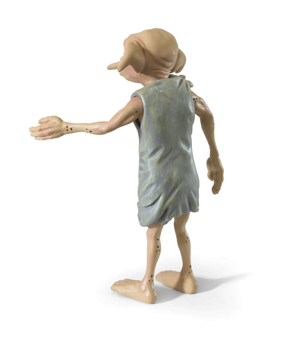 The Noble Collection Dobby display-ready poseable figure fits collectors' shelves.