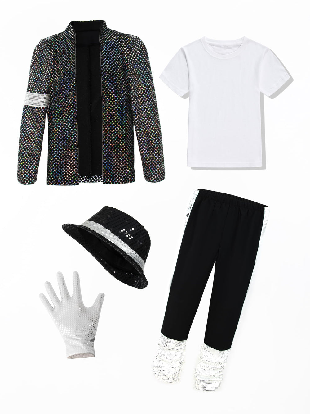 Nodkim disco costume hat for retro 80s cosplay