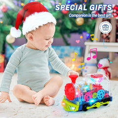 Noetoy light up train toy gift-ready box makes a delightful birthday surprise