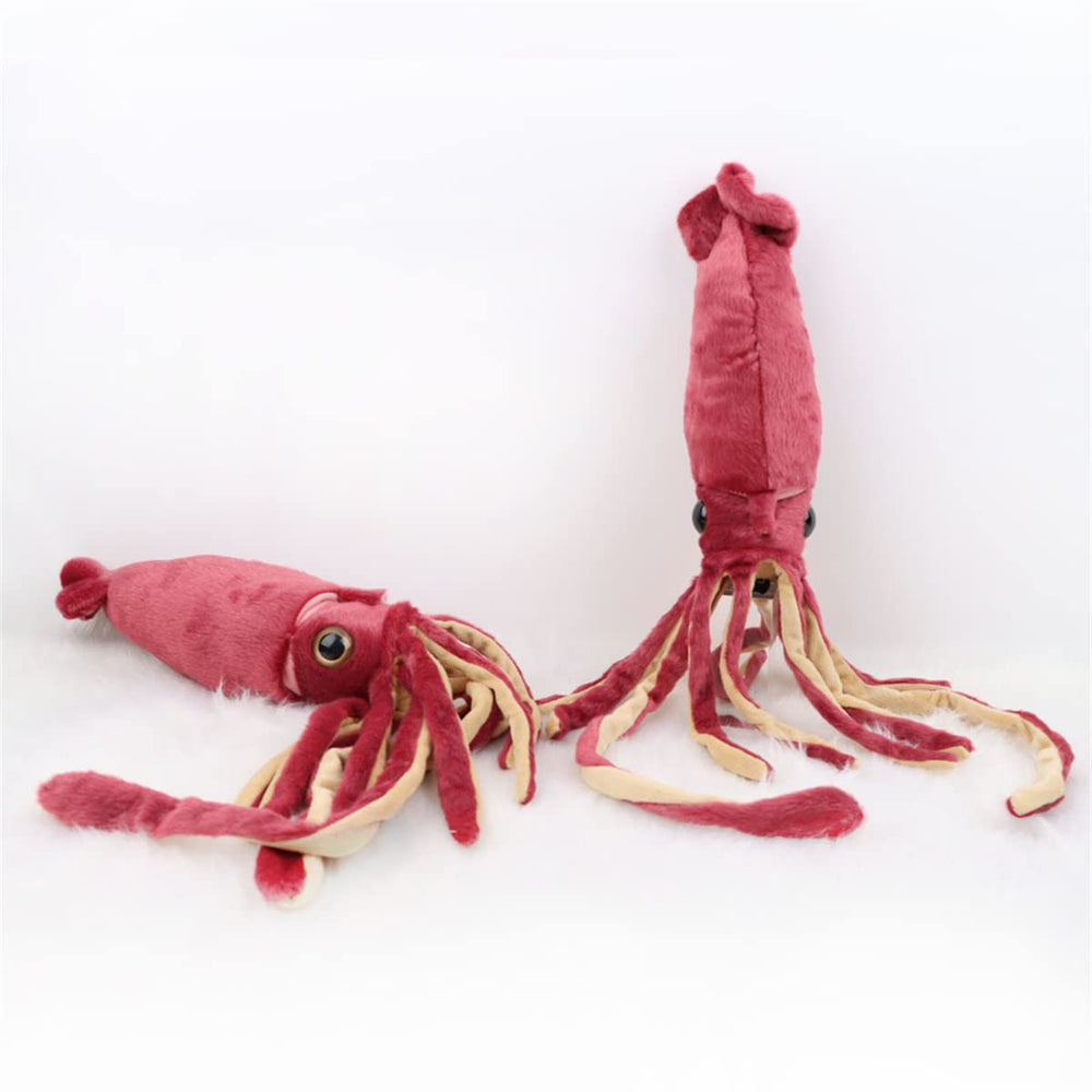 Nohito squid plush decorates a desk with playful energy.