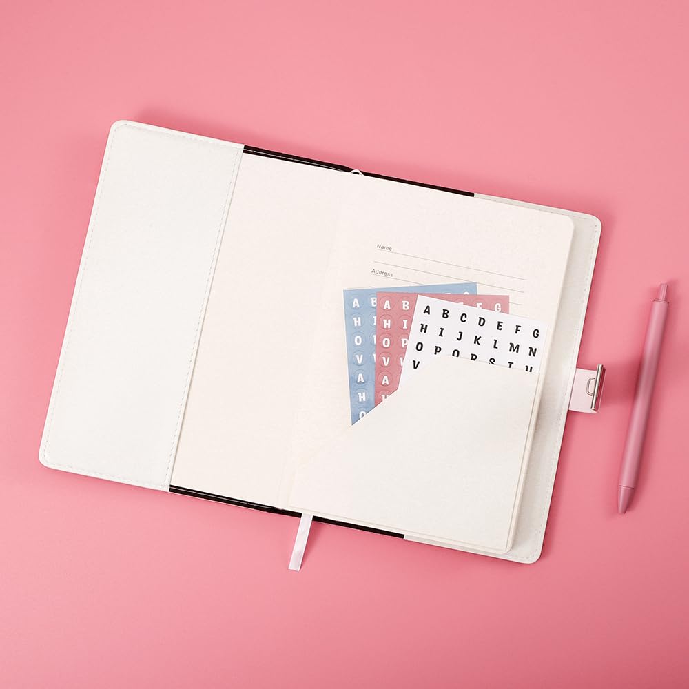 Nollh diary interior pockets for cards and coins storage