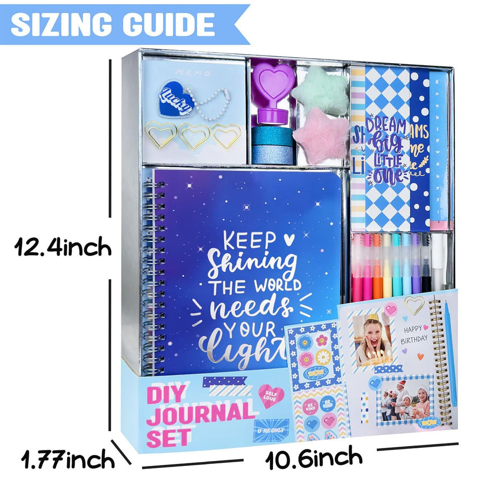 Nollh DIY Journal Kit storage box keeps supplies organized