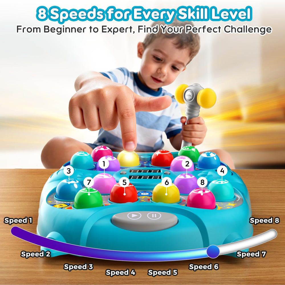 Noltola Whack Mole color challenge mode for skill testing and fun.