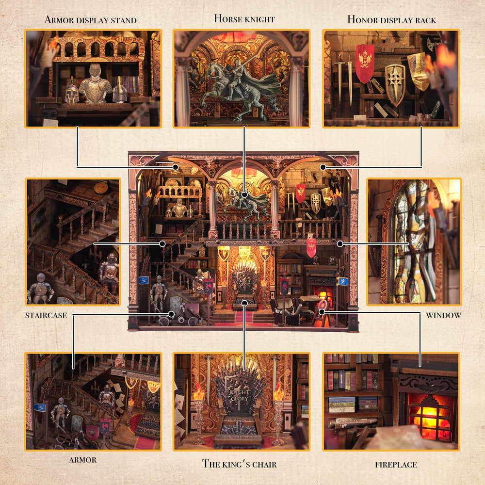 NookMaster miniature book nook on display as cozy bookshelf decor