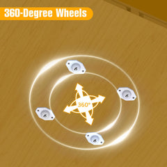 NORBASE 360-degree wheels provide smooth rotation from any seating position.