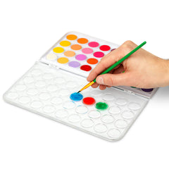 Norberg & Linden portable travel case keeps paints and tools organized outdoors