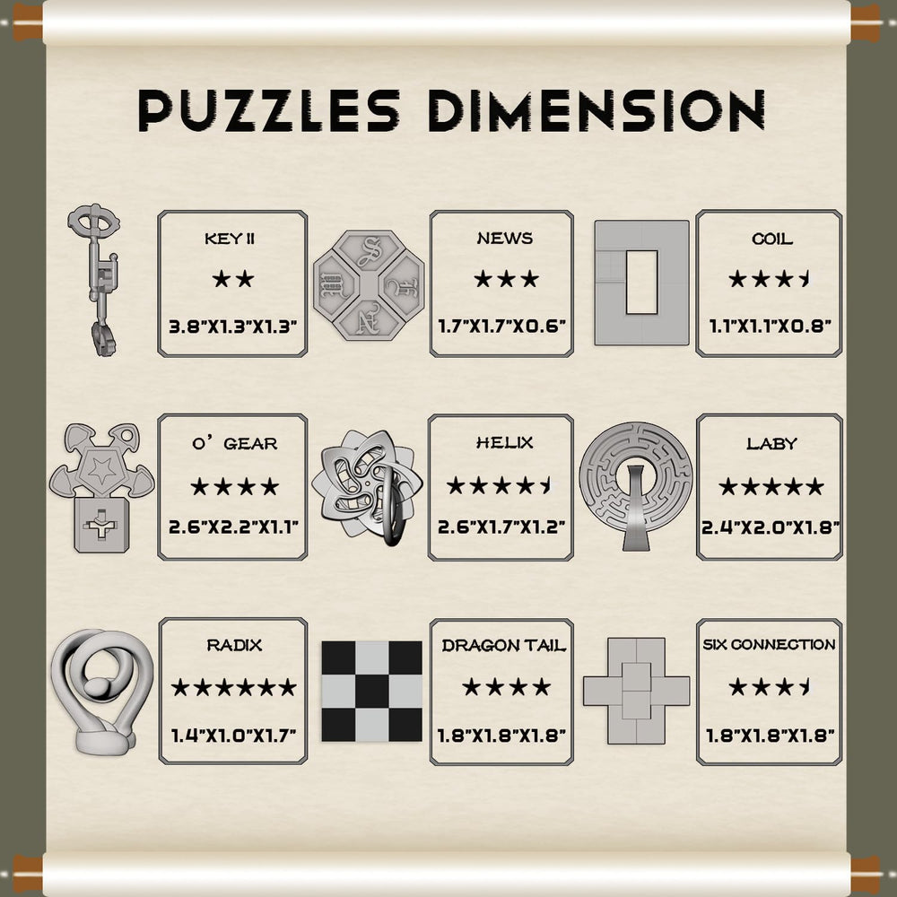 Nordistrict metal puzzles variety for complex mechanical challenges and curiosity.