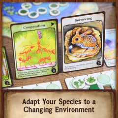 North Star Games Evolution illustrates predator-prey interactions affecting each move