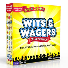 Wits & Wagers deluxe bet chips for casino-style betting during family game night