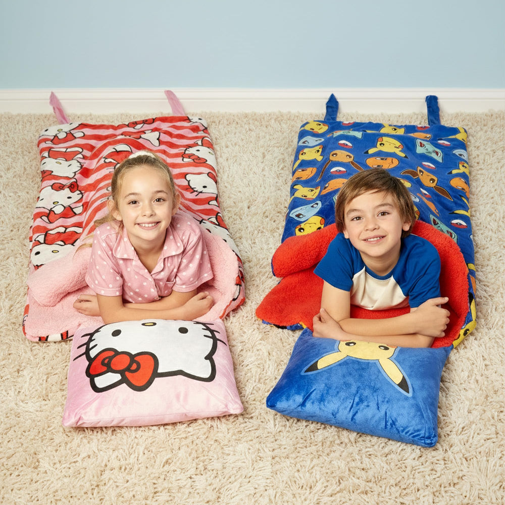 Northwest Bluey B for Balloon slumber bag folded for easy travel and storage.