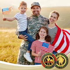Nosiny armor coins handheld display option for personal devotion and gifting.