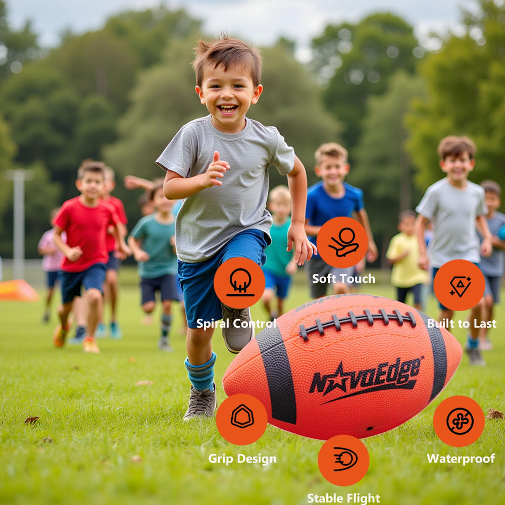 NovaEdge Glow Football rugged outdoor durability for hard outdoor play.