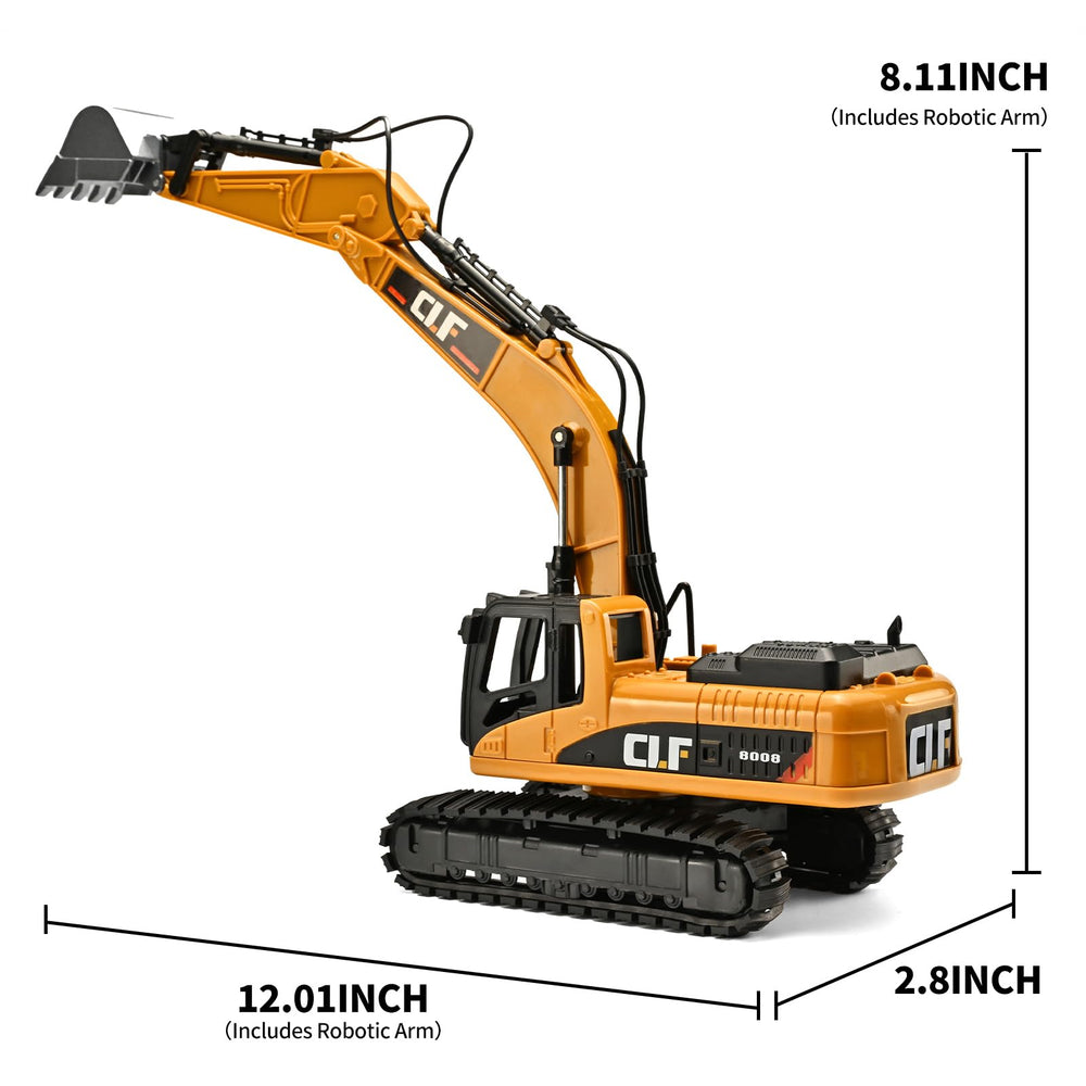 NOVAFUSION excavator toy 360-degree rotation for realistic site play