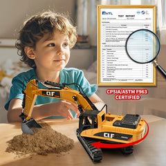 NOVAFUSION excavator toy metal bucket for transporting materials during play