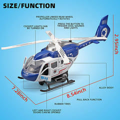 NOVAFUSION helicopter toy lights and sound enhance sensory engagement