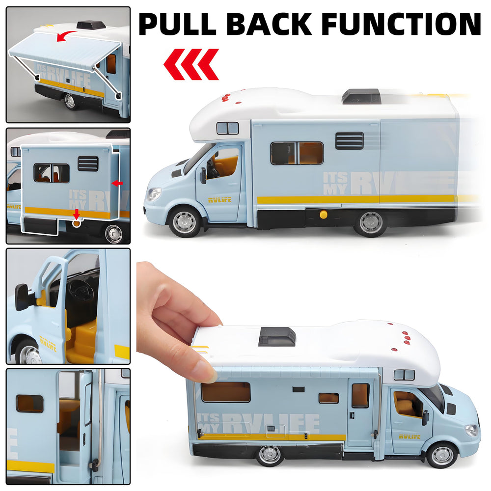 NOVAFUSION blue camper gift idea supporting hands-on learning and imagination.