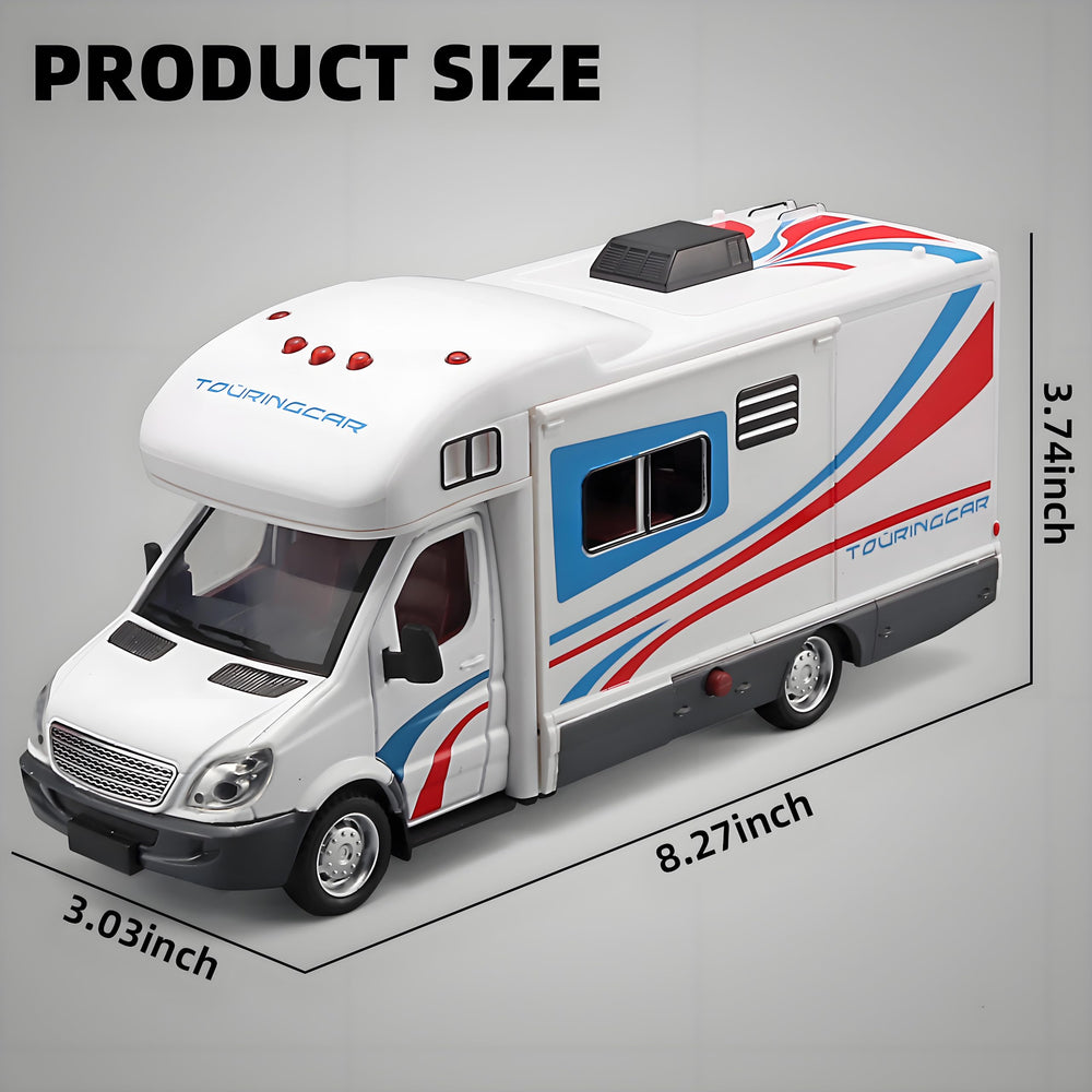 NOVAFUSION Toy Camper White interior details invite imaginative RV storytelling.