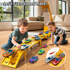 Novaluki launcher action on the track fuels competitive play.