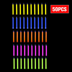 Novelinks glow stick necklaces strings provide quick, colorful wearable lighting for events