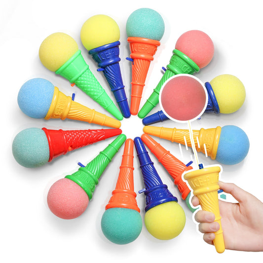 Novelty Place ice cream shooter cone for colorful kids' party fun.