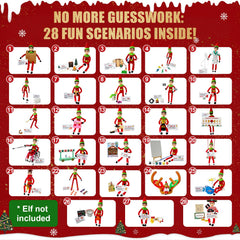 NOXBRYLL Elf Kit daily scenes shown for easy family storytelling.