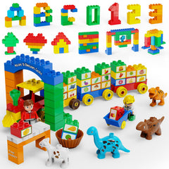 NoyiEon blocks with cars promote fine motor skills.
