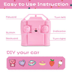 NQD easy multi-directional control lets kids steer smoothly.