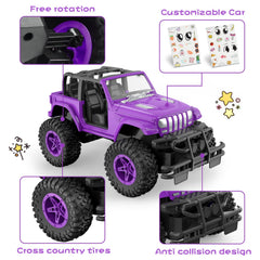 NQD RC car features easy-grip remote for small hands.