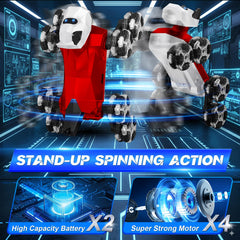 NQD 2.4GHz remote enables multiplayer racing and battles.
