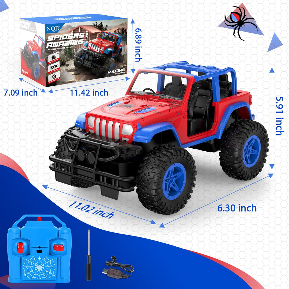 NQD Spider ABS body emphasizes durable, safety-focused construction.