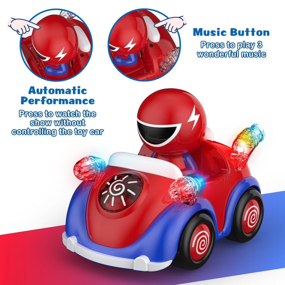 NQD Spider Hero RC Car side view shows compact, kid-friendly grip