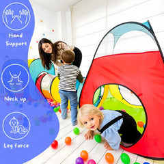 NUBUNI 4-in-1 play tent EN71 safe design for parent peace of mind.