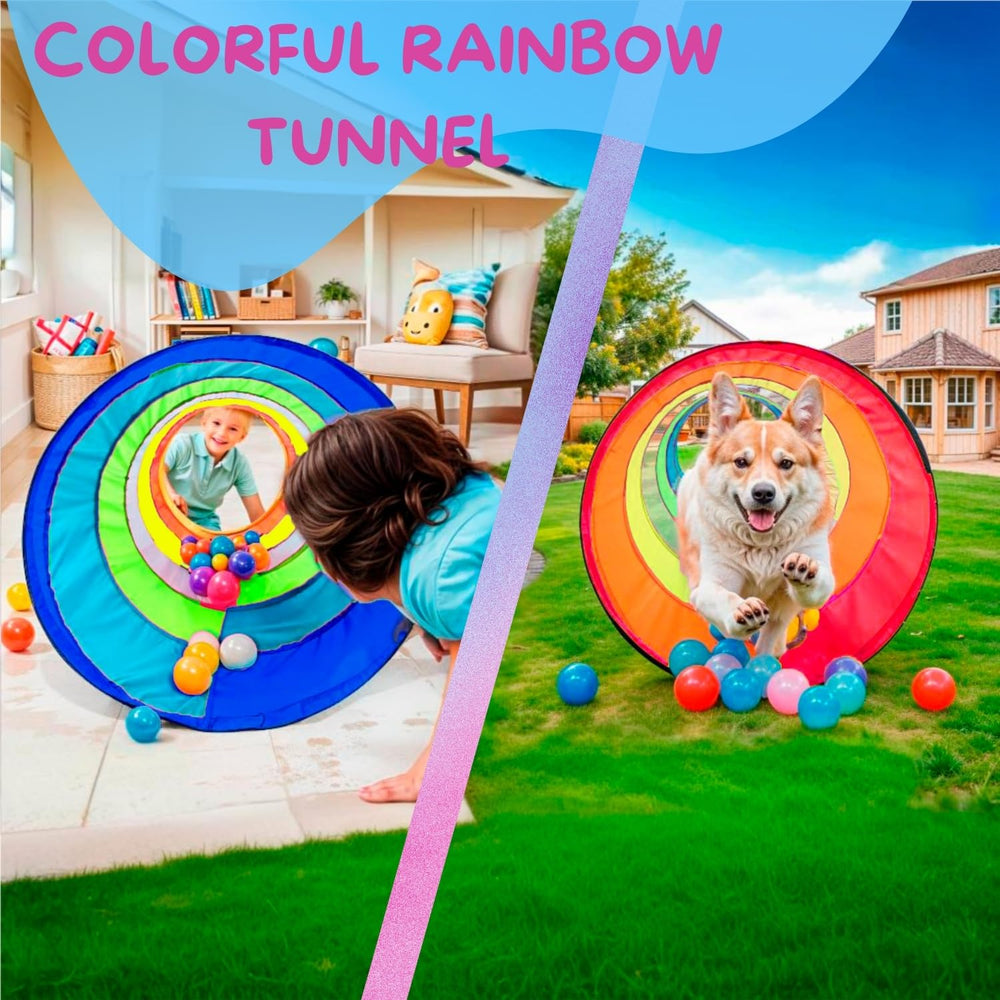 NUBUNI tunnel is pet-friendly, suitable for cats, dogs, and kids.