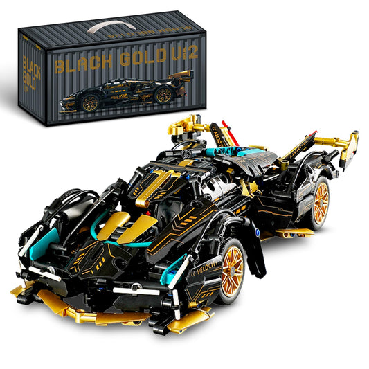 Nueris 1:14 V12 Technic front view highlights sleek lines for display and pretend racing.