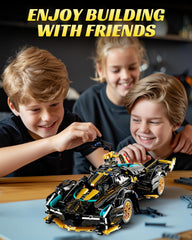 Nueris 1:14 V12 Technic pull-back action invites quick racing fun.