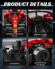 Nueris 1:18 F1 Technic side profile highlighting bold racing styling.