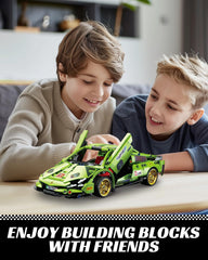 Nueris 1:18 Technic green kit packaging shows ready-to-gift presentation.