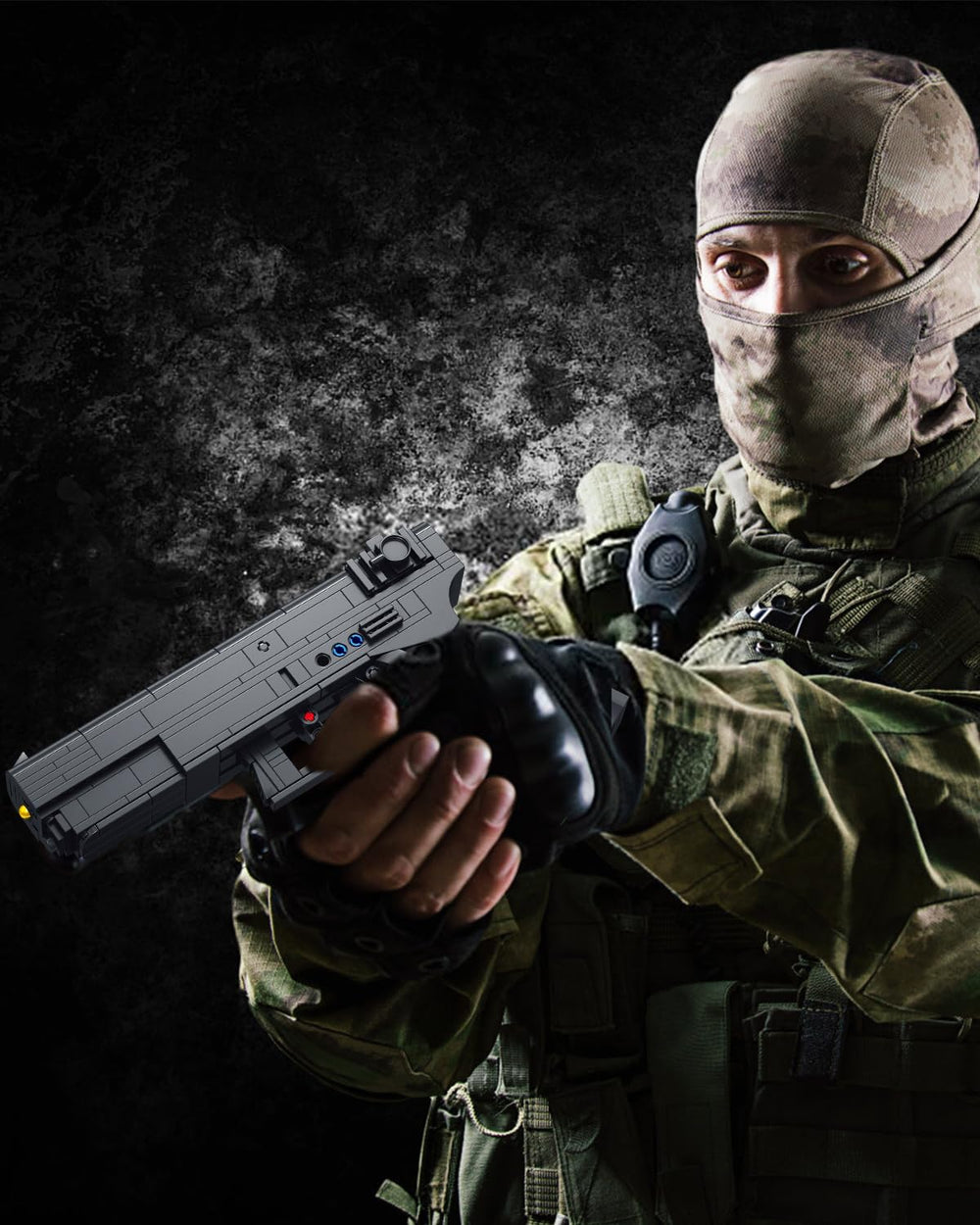 Nueris G18 building blocks adult collectors edition, showcase-worthy display piece