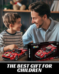 Nueris red 1:18 Technic car box packaging ready for gifting