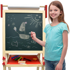 Number 1 in Gadgets deluxe standing easel art tray keeps supplies within reach