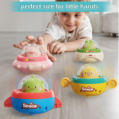 NUMBERFUN bath-time car toy suitable for splashy play without batteries.