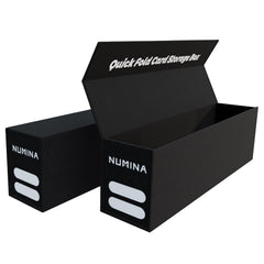 NUMINA 2-Pack magnetic flip-top box front view for organized card storage.