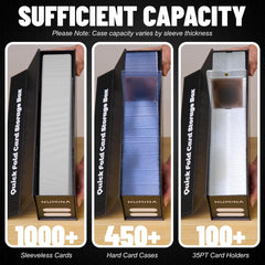 NUMINA 2-Pack open-lid view enabling quick access while protecting cards.