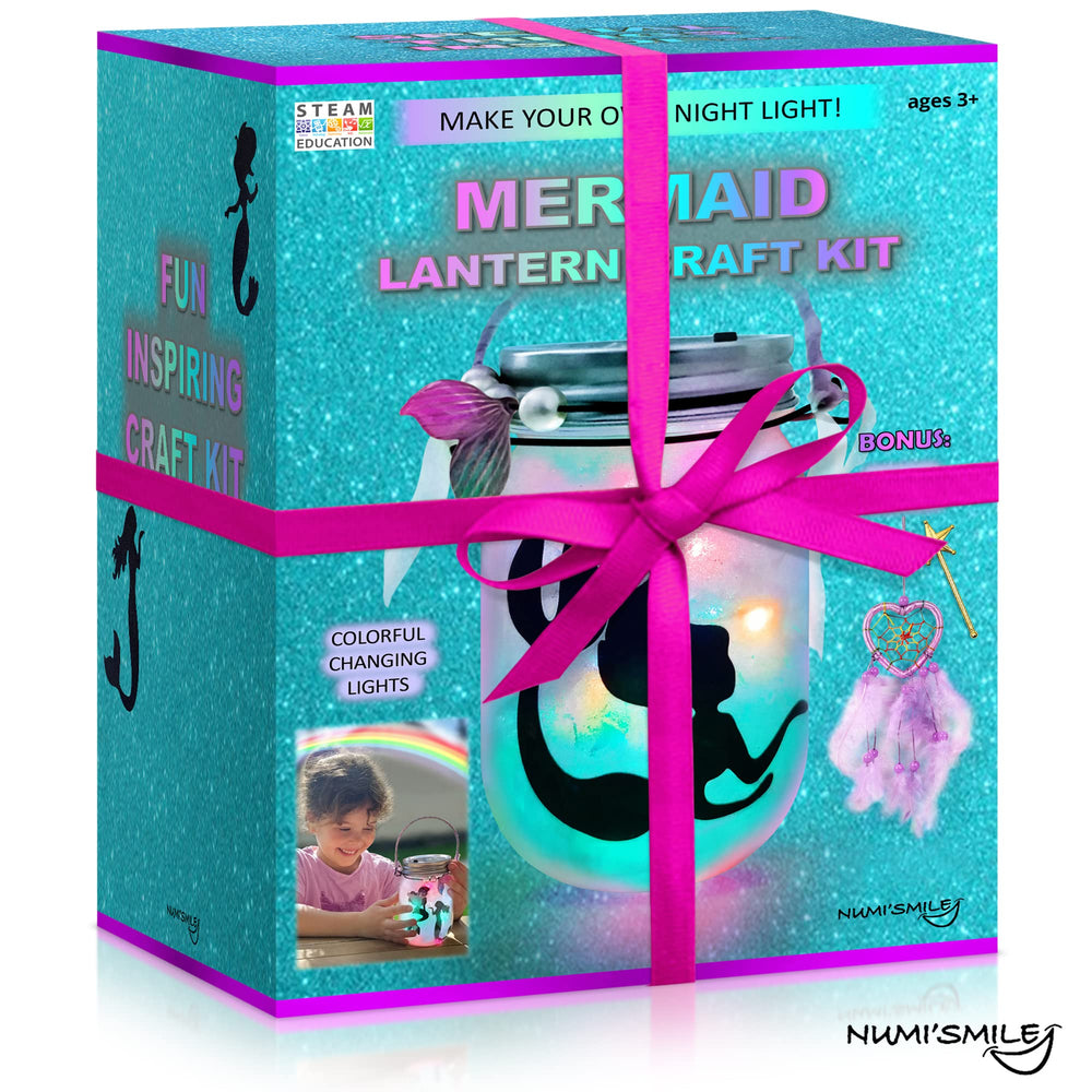NUMI'SMILE Mermaid night light adding a cozy glow to a child’s room