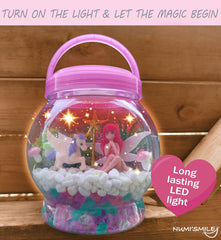 NumiSmile stars and stickers to finish the glow terrarium