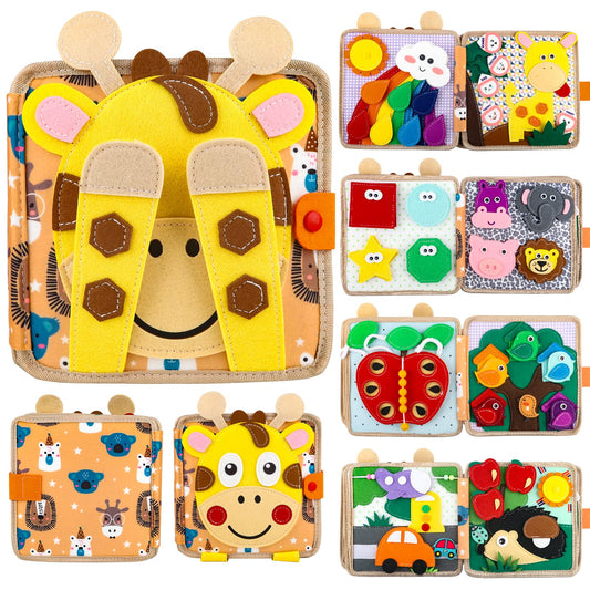 NUOLUTH Busy Book front cover invites curious play and a calm learning start